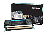 Lexmark - Cyan - original - toner cartridge LRP - TAA Compliant - for Lexmark X746de, X748de, X748dte 1 thumbnail image