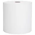Scott White Hard-roll Towels - 1 Ply - 8" x 800 ft - 7.87" Roll Diameter - White - Nonperforated, Absorbent, Non-chlorine Bleached - 12 / Carton
