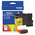 Brother LC504Y Yellow Standard Yield Ink Cartridge 1 thumbnail image