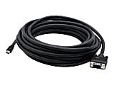 AddOn 6ft Mini-DisplayPort Male to VGA Male Black Adapter Cable - 100% compatible and guaranteed to work