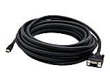 AddOn 6ft Mini-DP to VGA Adapter Cable - DisplayPort cable - Mini DisplayPort (M) to HD-15 (VGA) (M) - 6.6 ft - active - black 1 thumbnail image