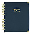 AT-A-GLANCE® Harmony 13-Month Weekly/Monthly Planner, 7" x 8-3/4", Navy, January 2021 to January 2022, 6099-805-58