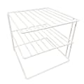 Better Houseware Coated Steel Corner Storage Rack, 2-Shelves, White 1 thumbnail image