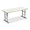 Iceberg Adjustable Folding Table, Platinum