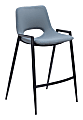 Zuo Desi Counter-Height Stools, Azure Gray, Set Of 2 Stools