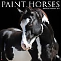 2024 Willow Creek Press Animals Monthly Wall Calendar, 12" x 12", Paint Horses, January To December