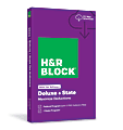 H&R Block Deluxe + State 2023 Tax Software, For PC/Mac, Product Key/Download