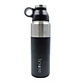 Brentwood GEOJUG Stainless-Steel Vacuum-Insulated Water Bottle, 24 Oz, Black 1 thumbnail image