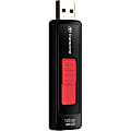 Transcend 128GB JetFlash 760 USB 3.0 Flash Drive - 128 GB - USB 3.0 - 80 MB/s Read Speed - 68 MB/s Write Speed - Black, Red - Lifetime Warranty