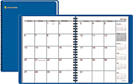 AT-A-GLANCE® Monthly Fashion Planner, 6 7/8" x 8 3/4", Blue, January-December 2014