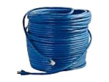 C2G 300ft Cat6 Ethernet Cable - Snagless Sold Shielded - Blue - Patch cable - RJ-45 (M) to RJ-45 (M) - 300 ft - screened shielded twisted pair (SSTP) - CAT 6 - snagless - blue