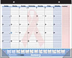 AT-A-GLANCE® QuickNotes® Monthly Breast Cancer Awareness Calendar, 22" x 17", 30% Recycled, January 2014-January 2015