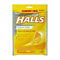 Halls Sugar-Free Honey Lemon Cough Drops, 70 Drops Per Bag, Pack Of 2 Bags