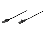 Intellinet Network Patch Cable, Cat6, 7.5m, Black, CCA, U/UTP, PVC, RJ45, Gold Plated Contacts, Snagless, Booted, Lifetime Warranty, Polybag 1 thumbnail image
