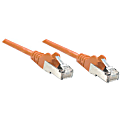 Intellinet Network Solutions Cat6 UTP Network Patch Cable, 25 ft (7.5 m), Orange - RJ45 Male / RJ45 Male