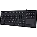 Adesso® Touchpad Keyboard With Antimicrobial Protection, 108 Key, AKB-27OUB