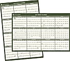 AT-A-GLANCE® 100% Recycled Horizontal/Vertical Reversible Wall Calendar, 24" x 36", January-December 2014