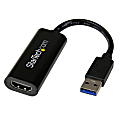 StarTech.com USB 3.0 to HDMI Adapter, 1080p Slim USB to HDMI Display Adapter Converter for Monitor, External Graphics Card, Windows Only 1 thumbnail image