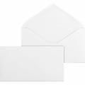 Business Source No. 6-3/4 White Wove V-Flap Business Envelopes - Business - #6 3/4 - 3 3/5"x 6 1/2" Diameter - 24 lb - Gummed - Wove - 500/Box - White 1 thumbnail image