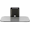 SANUS VMA401-B1 Mounting Shelf for A/V Equipment - Height Adjustable - 15 lb Load Capacity - Glass - 1 1 thumbnail image