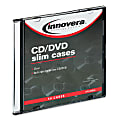Innovera 85826 Slim CD Jewel Case - Jewel CasePolystyrene - Clear - 1 CD/DVD 1 thumbnail image