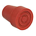 Switch Sticks® Replacement Walking Stick Ferrule Cane Tip, Red Orange