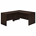 Bush® Business Furniture Studio C 60"W L-Shaped Desk With 42"W Return, Black Walnut, Standard Delivery