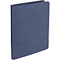 Office Depot® Brand Pressboard Report Covers With Fasteners, 50% Recycled, Dark Blue, Pack Of 5