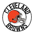 Imperial NFL Wrought Iron Wall Art, 24"H x 24"W x 1/2"D, Cleveland Browns