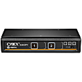 VERTIV Cybex SC820DPH-400 KVM SwitchboxVertiv Cybex SC800 Secure KVM | Single Head | 2 Port Universal DisplayPort | NIAP version 4.0 Certified (SC820DPH-400) - Secure Desktop KVM Switches