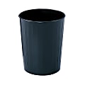 Safco® Round Wastebasket, 5 7/8 Gallons, Black 1 thumbnail image