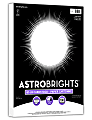 Astrobrights Cardstock, Astro White, Letter (8-1/2" x 11"), 65 Lb, Pack Of 100 Sheets 1 thumbnail image