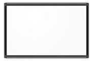 U Brands PINIT Magnetic Dry-Erase Board, 35" x 23", White, Black Aluminum Frame