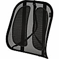 Fellowes Office Suites™ Mesh Back Support - Strap Mount - Black - Mesh Fabric - 1 Each 1 thumbnail image
