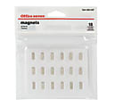 Office Depot Brand Neodymium Magnets Silver 0.39 Pack of 18 - Office Depot