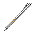 Pentel® Graph Gear™ 1000 Mechanical Drafting Pencil, 0.9 mm, HB Hardness, Silver/Yellow Barrel