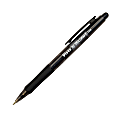 SKILCRAFT® Vista Pens, Fine Point, Transparent Barrel, Black Ink, Pack Of 12 (AbilityOne)