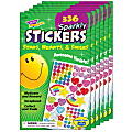 Trend Sticker Pads, Sparkly Stars, Hearts & Smiles, 336 Stickers Per Pad, Pack Of 6 Pads 1 thumbnail image