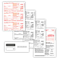 ComplyRight® 1099-NEC Tax Forms Set, 5-Part, 3-Up, Copies A/B/C, 8-1/2" x 11", with Envelopes, Pack Of 100 1 thumbnail image