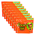 Reese's Crunchy Peanuts Miniature Cups Pouches, 9.6 Oz, Pack Of 8 Pouches