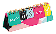 See Jane Work® Perpetual Desk Calendar, Multicolor, January To December 1 thumbnail image