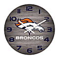Imperial NFL Weathered Wall Clock, 16”, Denver Broncos