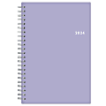 2024 Blue Sky™ Leeya Weekly/Monthly Planning Calendar, 5" x 8", Lavender, January to December 1 thumbnail image