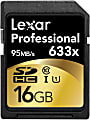 Lexar® Secure Digital Extended Capacity (SDXC™) UHS-I Memory Card, 16GB