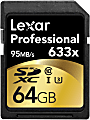 Lexar® Secure Digital Extended Capacity (SDXC™) UHS-I Memory Card, 64GB