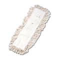 Boardwalk® Industrial Cotton Dust Mop Head, 24" x 5", White 1 thumbnail image