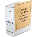 CLI VariCap6 Expandable Post Binder - 6" Binder Capacity - Letter - 8 1/2" x 11" Sheet Size - 1500 Sheet Capacity - 2 Fastener(s) - 1 Inside Front Pocket(s) - Vinyl - White - Label Holder, Clear Overlay - 1 Each 1 thumbnail image