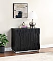 Coast to Coast Andorra 34”W Transitional Cabinet With 2 Doors, Black