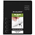 AT-A-GLANCE® Contemporary 2027 Monthly Planner, Black, Large, 9" x 11" 1 thumbnail image