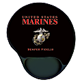 Integrity Ergonomic Mouse Pad, 8.5" x 10", Marines Pride Logo, Pack Of 6